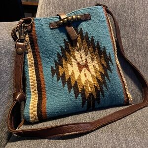 McFadin Texas Blanket Woven Crossbody Bag